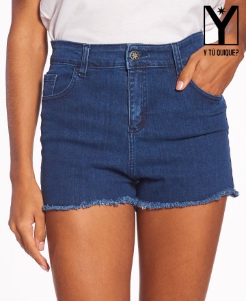 Short
Y T Quique? Blue