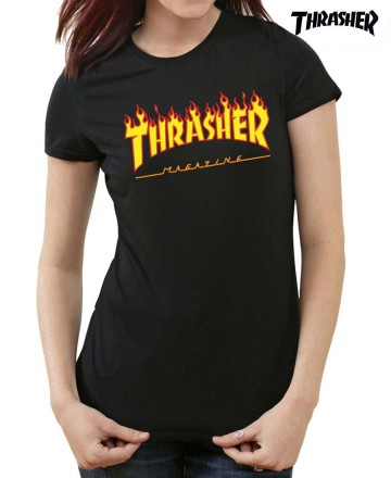 Remera 
Thrasher Flame