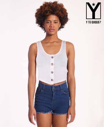 Musculosa
Y T Quique? Button