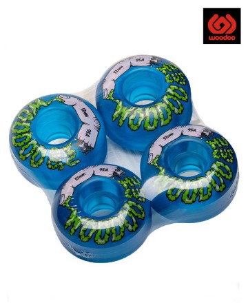 Ruedas
Woodoo Mucus Crystal Blue 53mm