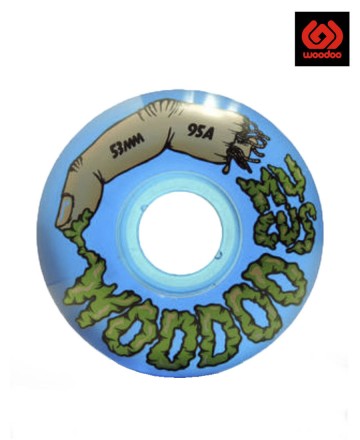 Ruedas
Woodoo Mucus Crystal Blue 53mm