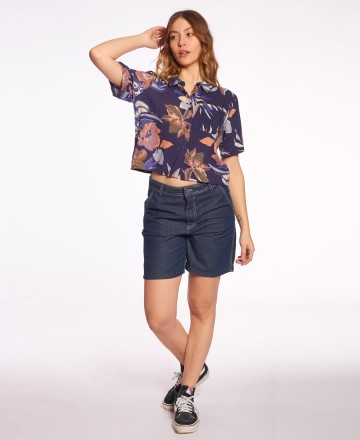 Camisa
Volcom Marble Crop