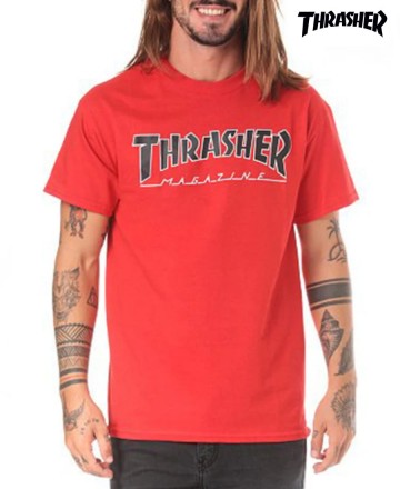 Remera 
Thrasher Outline