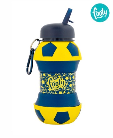 Botella
Footy Pelota Amarilla Azul