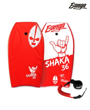 Tabla Bodyboard 
Banga SHAKA 36 RED