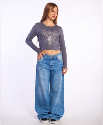 Jean
Isabel La Catolica Wide Leg Blue