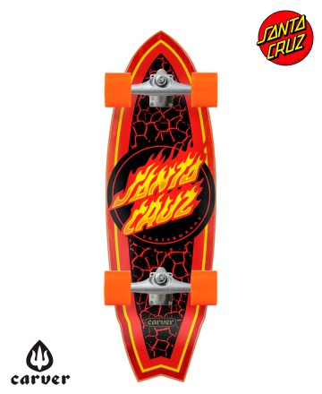 Surfskate Carver
Santa Cruz Flame Dot Shark