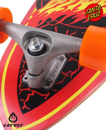 Surfskate Carver
Santa Cruz Flame Dot Shark