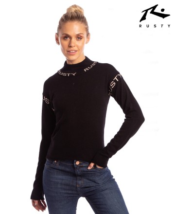 Polera
Rusty Sunday Mock Neck Top