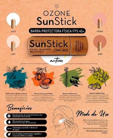 Barra Protector Solar
Ozone Sun Stick