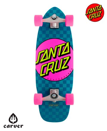 Surfskate
Santa Cruz Pink Dot Check Cut Back