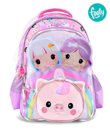 Mochila
Footy Cool Friends Rainbow Piggy Lila