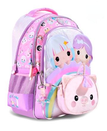 Mochila
Footy Cool Friends Rainbow Piggy Lila