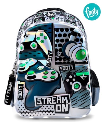 Mochila
Footy Gamer Stream Verde