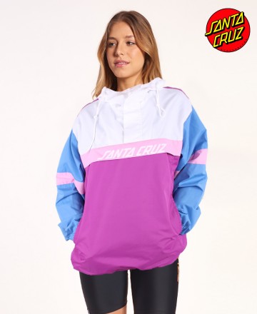 Santa cruz white discount windbreaker