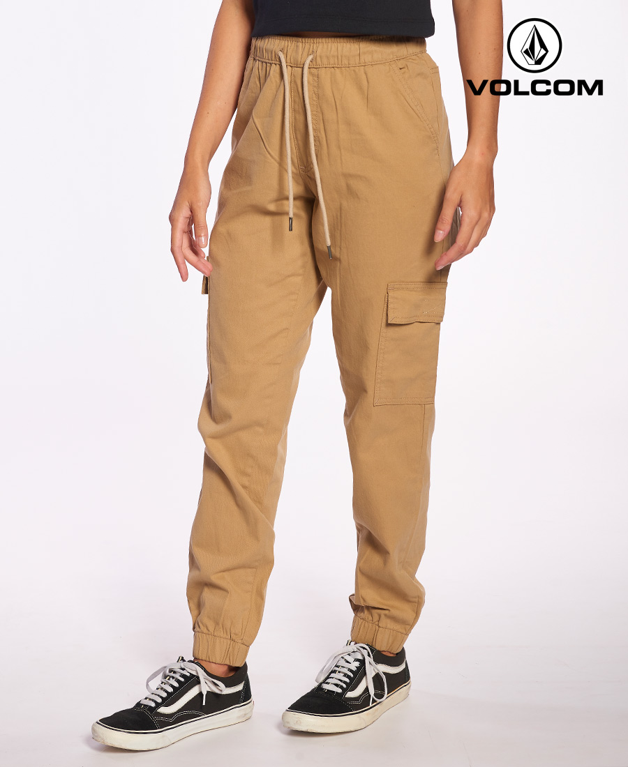 Pantalon JOGGER CARGO FIT Hombre Beige Volcom - Jeans y Pantalones