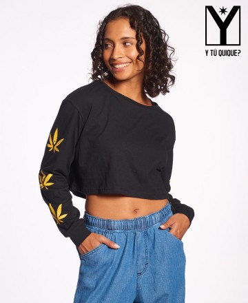 Remera 
Y T Quique? Crop Plain