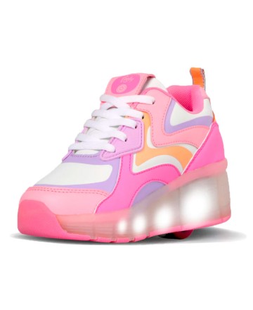 Zapatillas
Footy Roller Arcoiris Con Luz