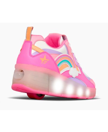 Zapatillas
Footy Roller Arcoiris Con Luz