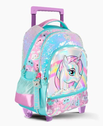 Mochila
Footy Unicornio Arcoiris Led 31L