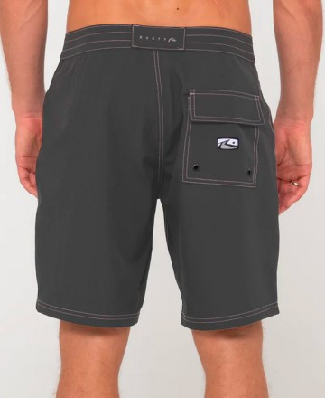 Boardshort 
Rusty Burnt Rubber Fitted Coal