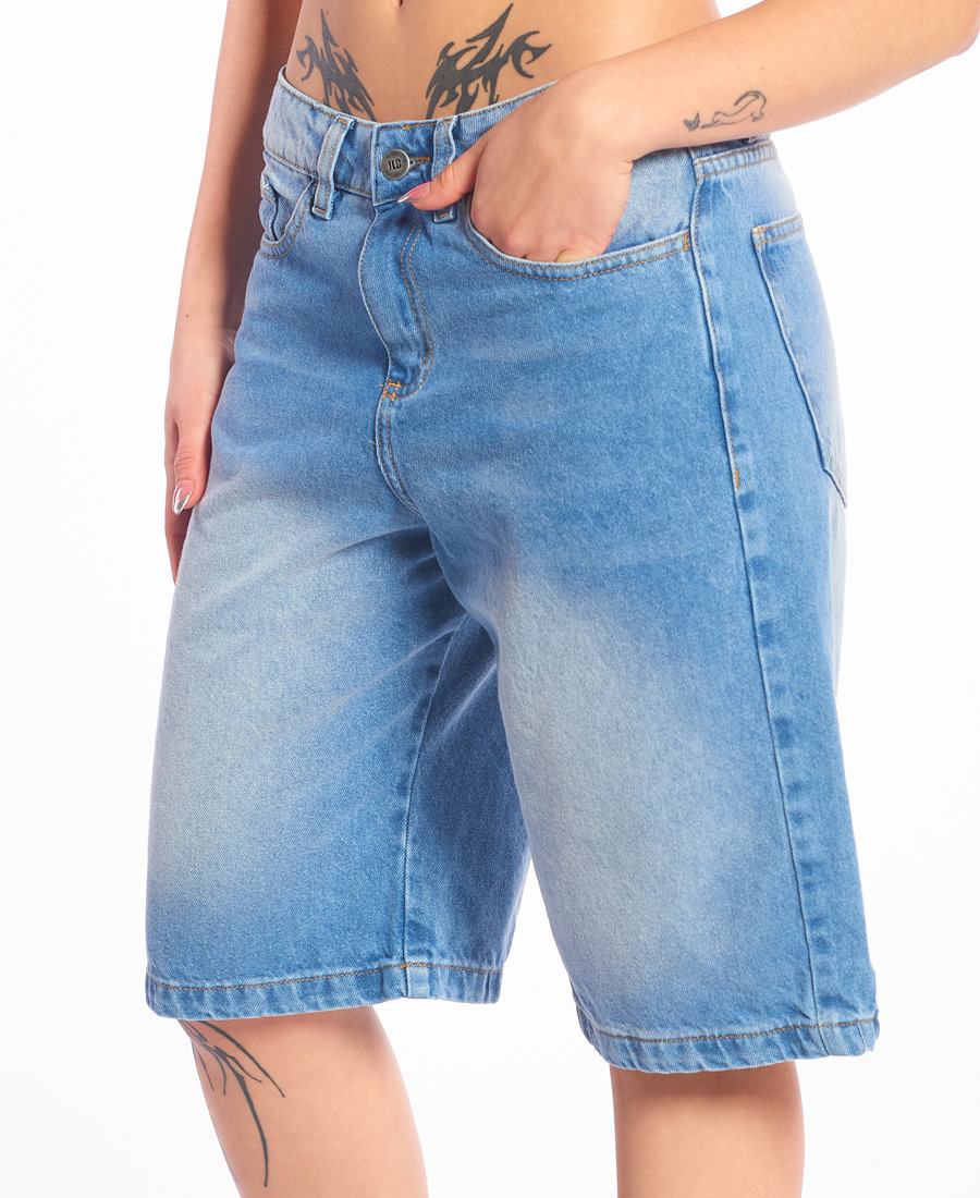 Bermuda 
Isabel La Catolica Low Straight Blue Bermuda 
Isabel La Catolica Low Straight Blue