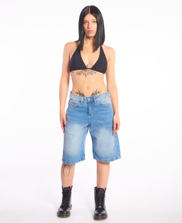 Bermuda 
Isabel La Catolica Low Straight Blue Bermuda 
Isabel La Catolica Low Straight Blue