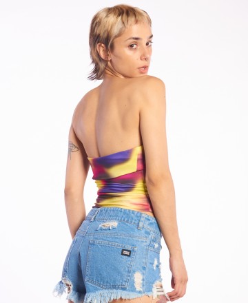 Top
Isabel La Catlica Strapless Print