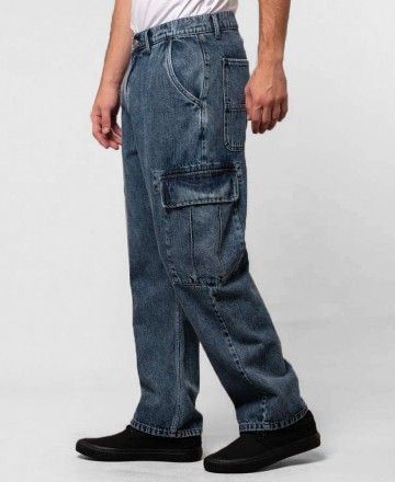 Jean 
Stranger Cargo Middy Blue