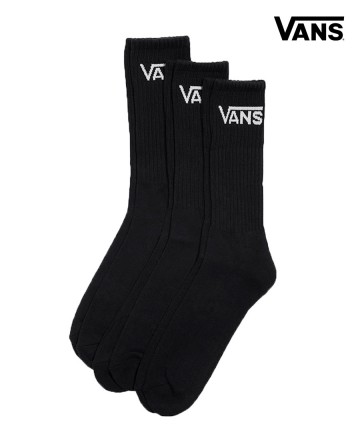 Medias
Vans Classic Crew Black x3