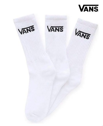 Medias
Vans Classic Crew White x3