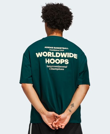Remera 
Adidas Worldwide Aro de Bsquet GFX
