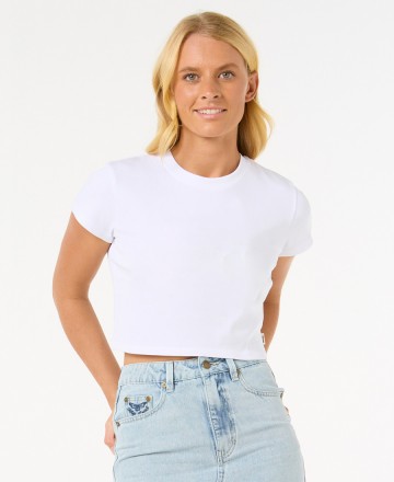Remera 
Rip Curl Baby Plain Rib