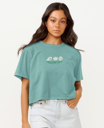Remera 
Rip Curl Crop Sunset Surf