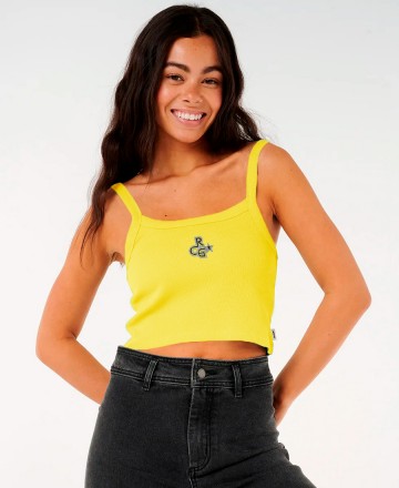 Remera 
Rip Curl Crop Top Dalia Ribb