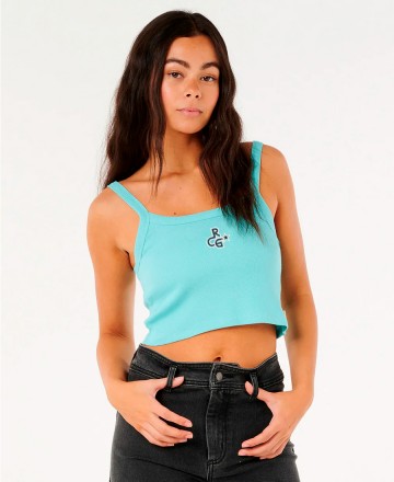 Remera 
Rip Curl Crop Top Dalia Ribb