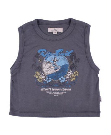 Remera 
Rip Curl Crop Caribbean Ribb