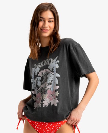 Remera 
Roxy Sunny Oversize Stone Wash
