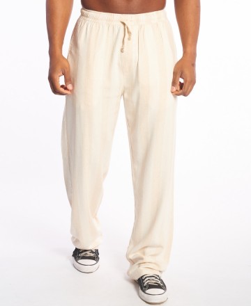 Pantaln 
Y Tu Quique? Stripe Lino