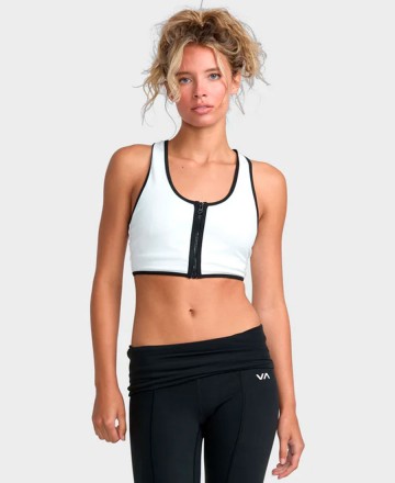 Top 
RVCA Alexis Ren Zip Up Sports Bra