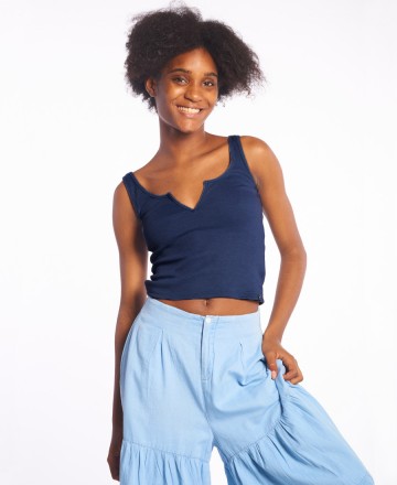 Musculosa
Y Tu Quique? Rib Basic