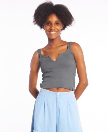 Musculosa
Y Tu Quique? Rib Basic
