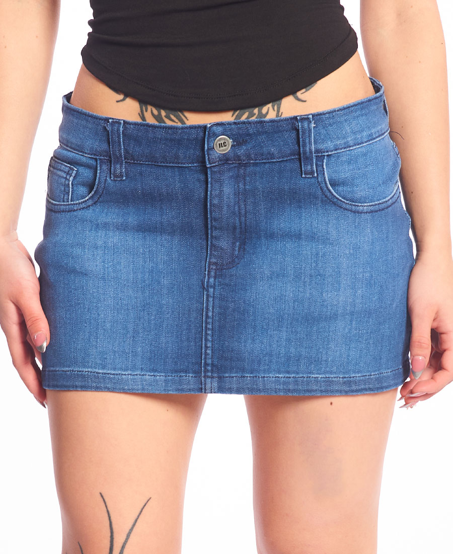 Pollera 
Isabel La Católica Mini Jean Stretch Pollera 
Isabel La Católica Mini Jean Stretch
