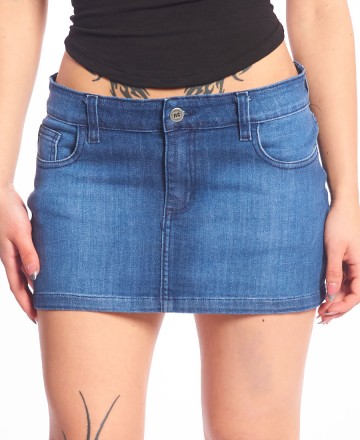 Pollera 
Isabel La Catlica Mini Jean Stretch