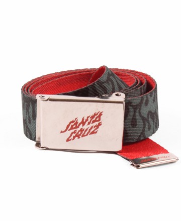 Cinturon 
Santa Cruz Flaming Stack Belt