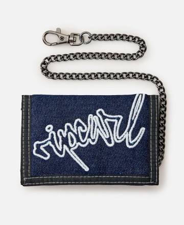 Billetera 
Rip Curl Surf Denim Chain