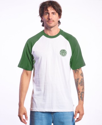 Remera 
Rip Curl Raglan Surf