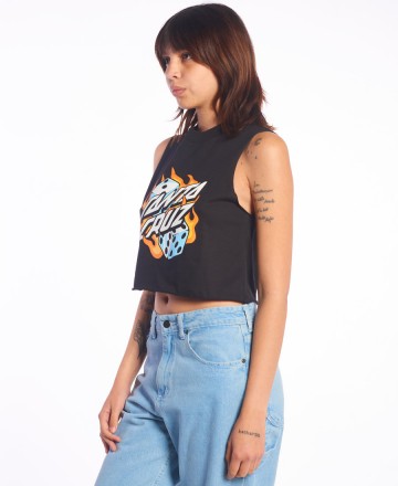 Remera 
Santa Cruz Flaming Dice Dot Front Remera 
Santa Cruz Flaming Dice Dot Front