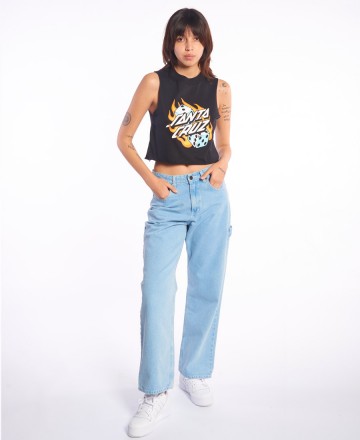 Remera 
Santa Cruz Flaming Dice Dot Front Remera 
Santa Cruz Flaming Dice Dot Front