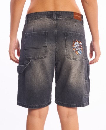 Bermuda 
Santa Cruz Flaming Dice Dot Carpenter